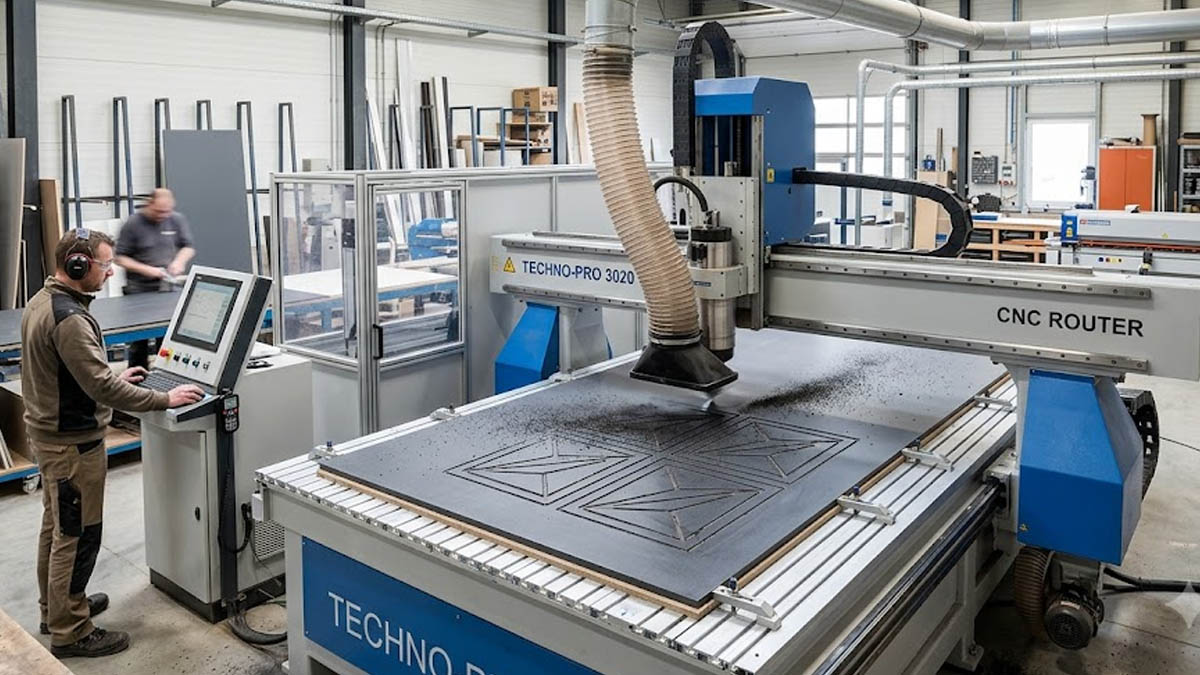 Cắt khắc laser CNC tấm Compact làm trong tủ điện TP.HCM